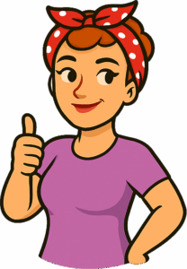 Woman giving thumbs up gesture