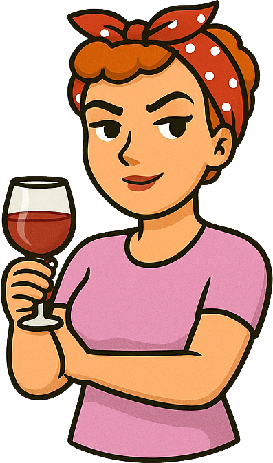 Woman holding a glass of wine